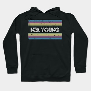 neil young vintage rainbow Hoodie